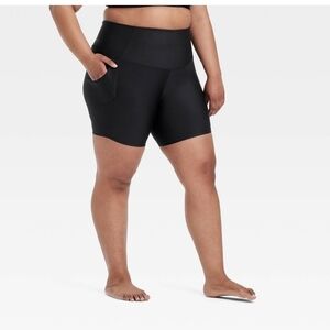 All in Motion Women's Black Bike Shorts